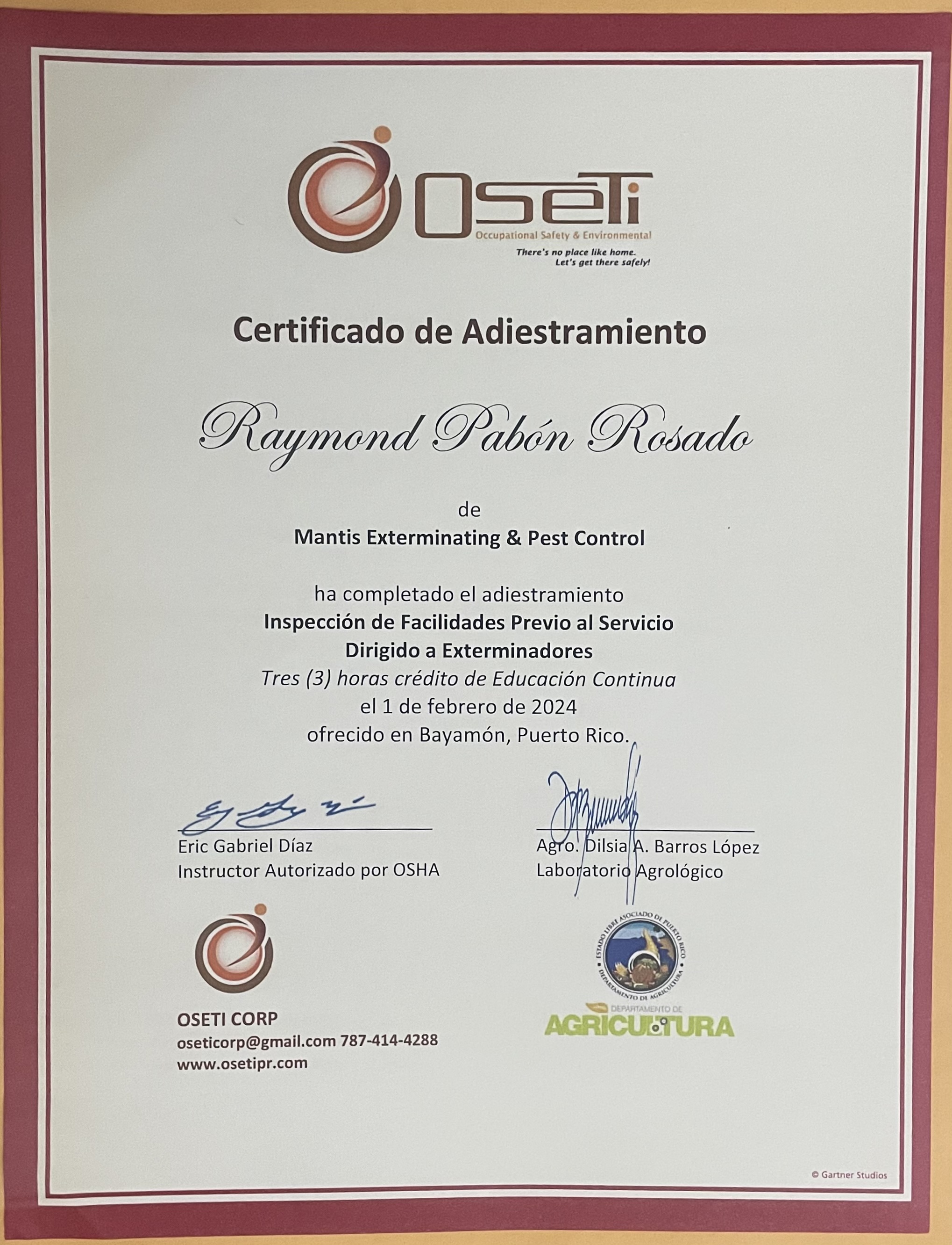 certificado mip escuelas